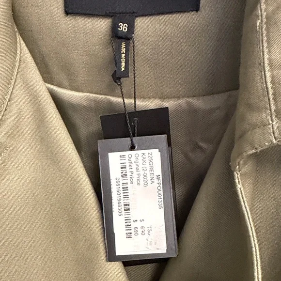 Greena Studded trench coat - Picture 8 of 9